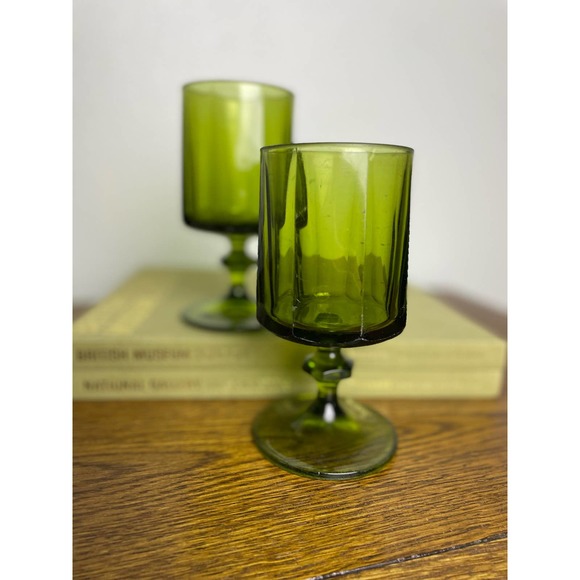 Colony Nouveau Green - Olive Green - 2 Water Glassed - Picture 3 of 7